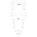 Connection Nozzle - 2403272079 Sleeve Hinge Upper [Electrolux Aeg]